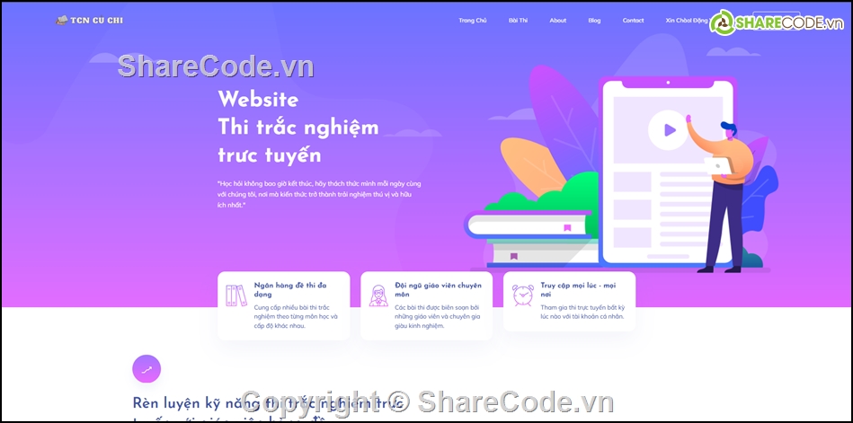 Trắc Nghiệm Online ASP.NET MVC,.NET,SQL Server,NET,SQL,Web Thi Trắc Nghiệm Online